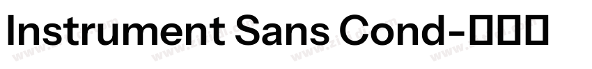 Instrument Sans Cond字体转换 Instrument Sans Cond字体转换